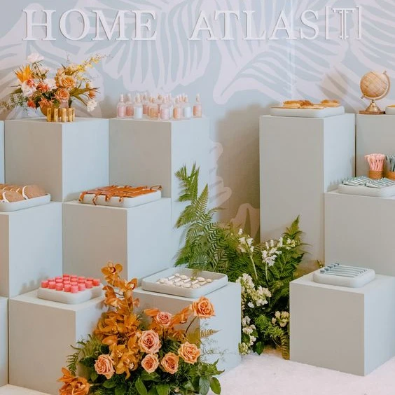 Dessert Table Cake Stand Birth - Dessert Table Backdrop のレビューと価格