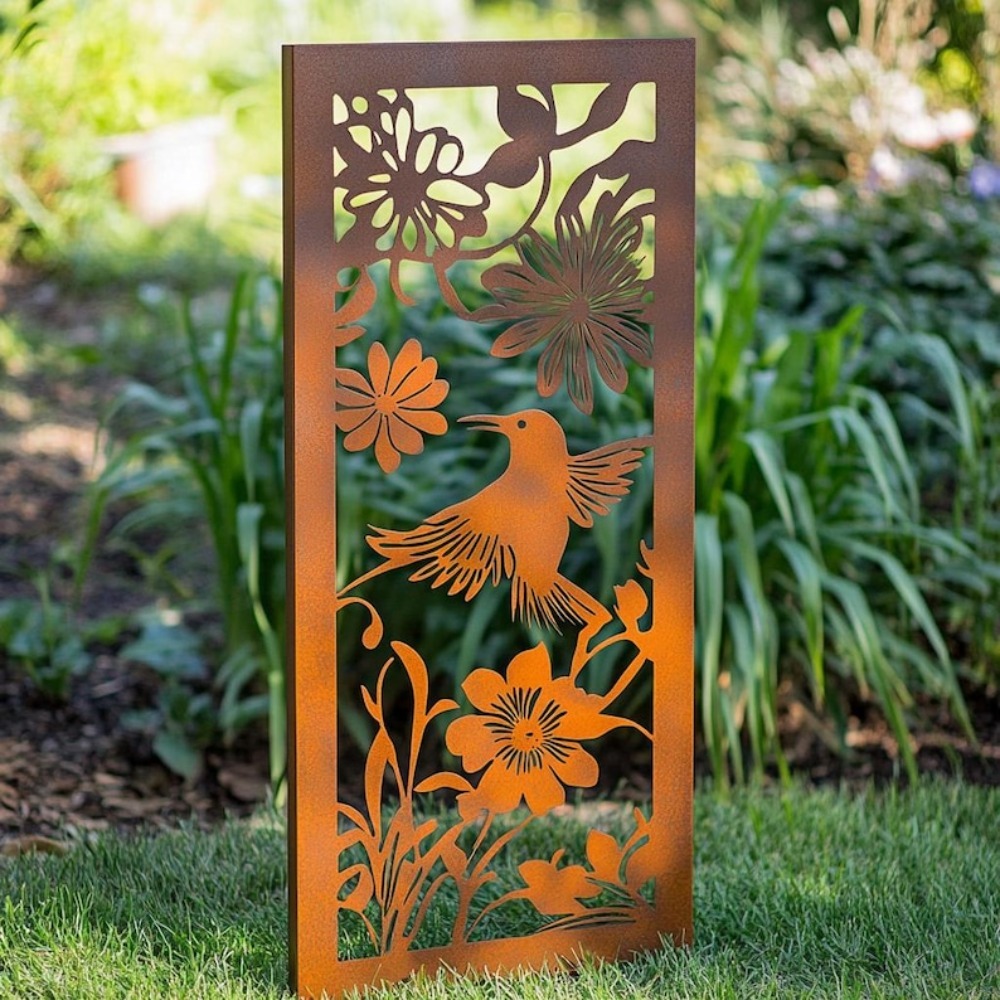 Outdoor 2D Metal Garden Wall P - Flower Wall Panel のレビューと価格