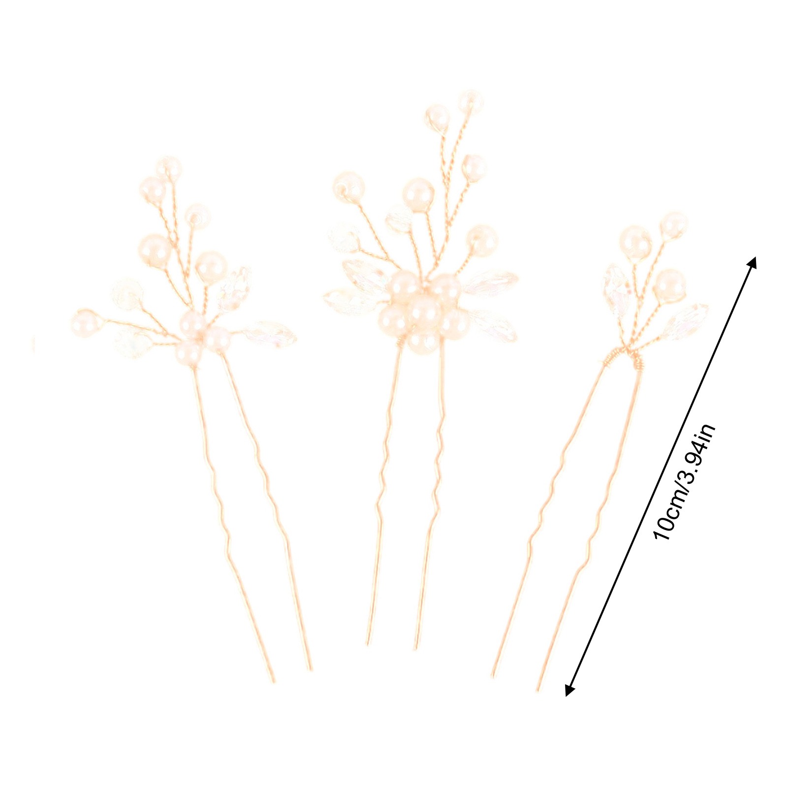 3pcs Bride Hairpin Trendy Hair - Event Suppliers のレビューと価格