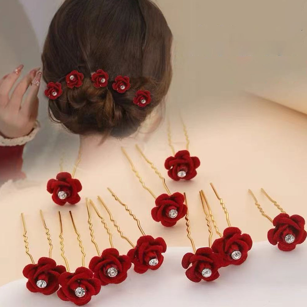10Pcs Rose Hair Accessories We - Event Suppliers のレビューと価格