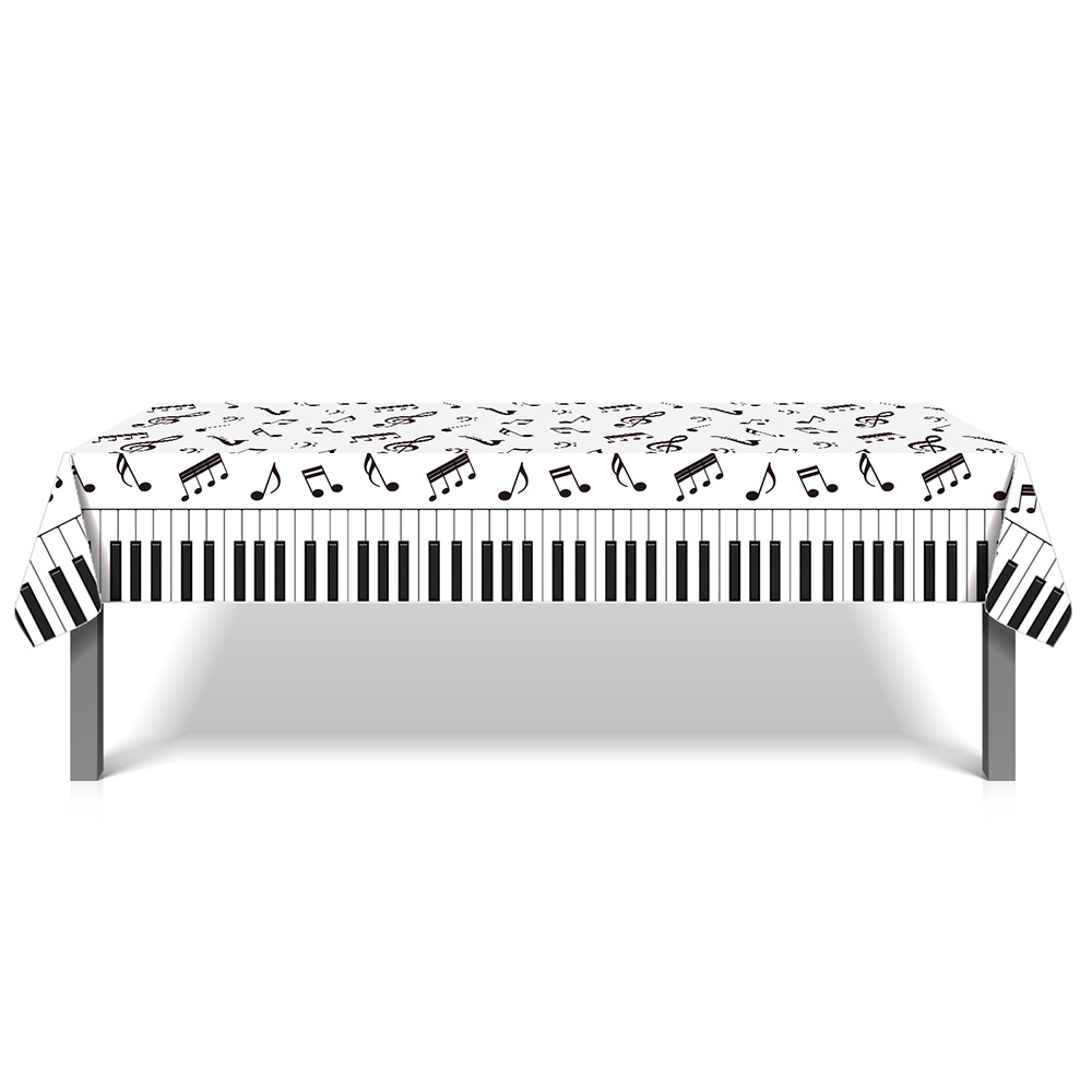 1pc Musical Note Tablecloth Di - Table Cloth Disposable のレビューと価格