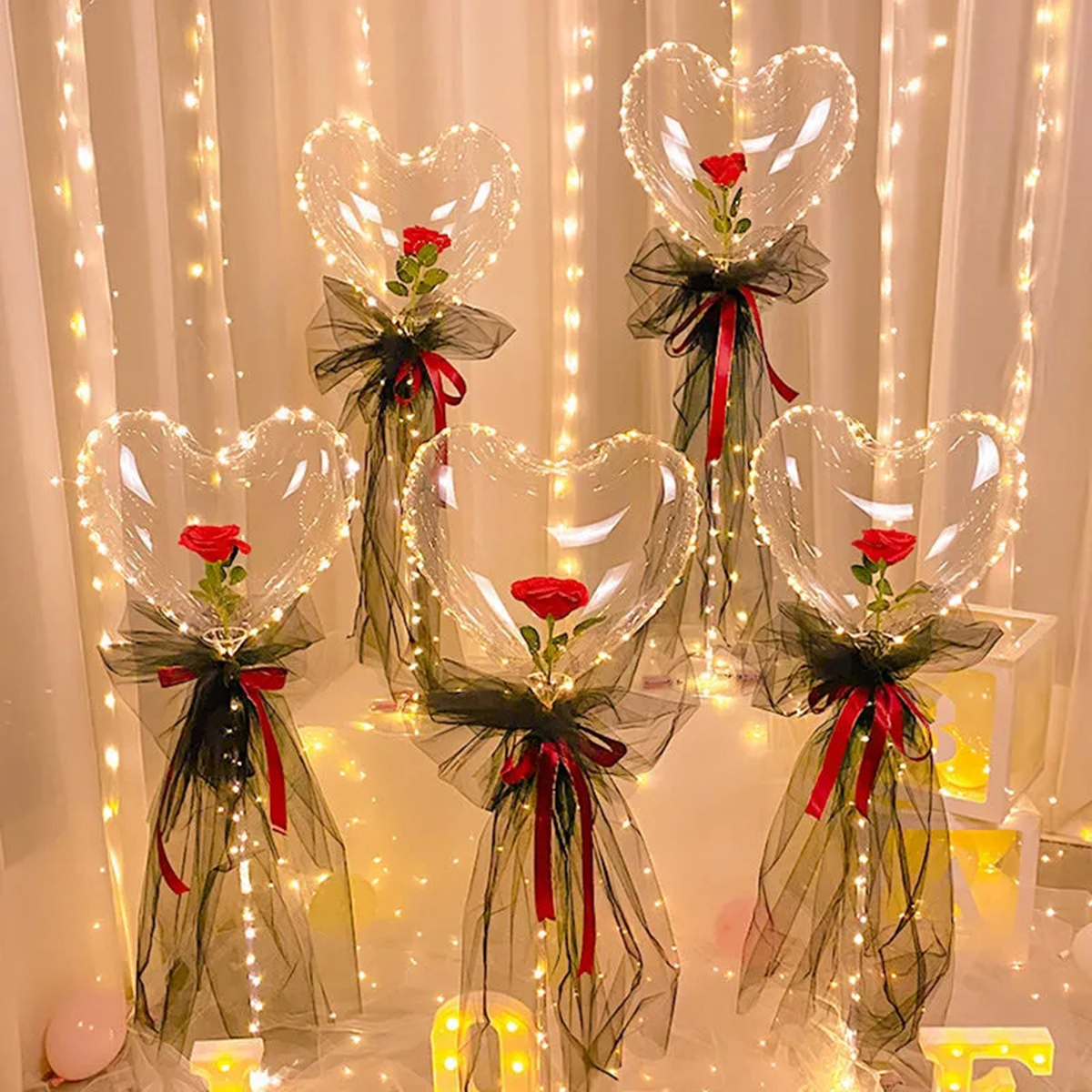 1 Set LED Clear Balloon Transp - Led Balloon Light のレビューと価格