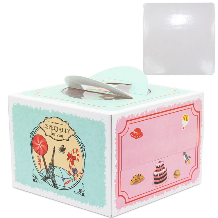 5pcs 8inch cake box with windo - Party Event Supplier のレビューと価格