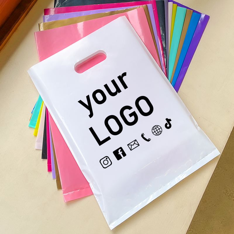 50pcs Custom Shopping Bags Reu - Event Party Shop のレビューと価格