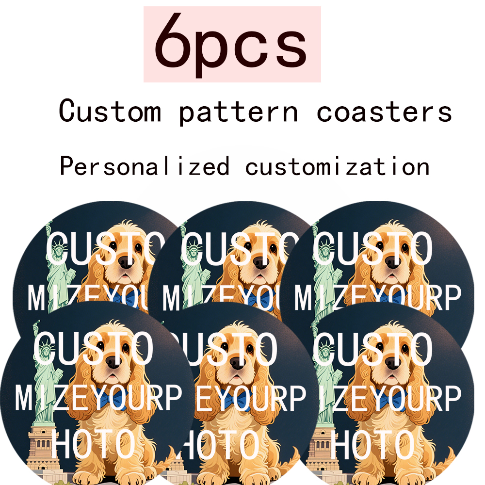 6 Wooden Coasters in Farmhouse - Event Party のレビューと価格