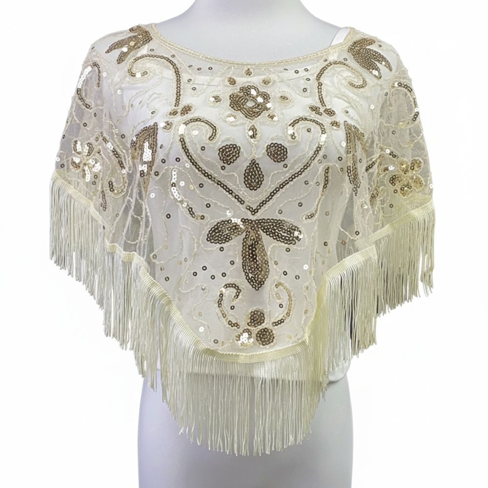 Fashion Sequin Bead Women Tull - Glitter Tablecloth のレビューと価格