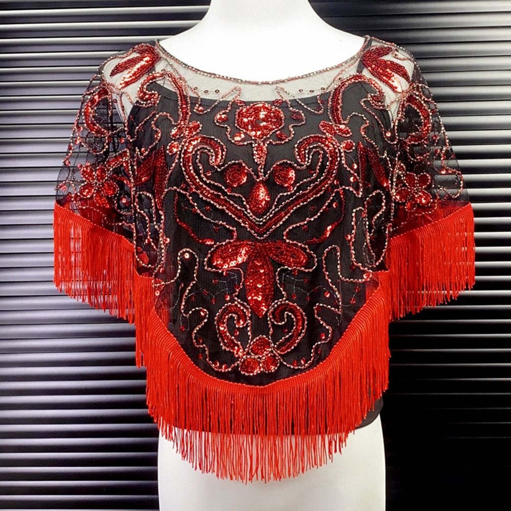 Fashion Sequin Bead Women Tull - Glitter Tablecloth のレビューと価格