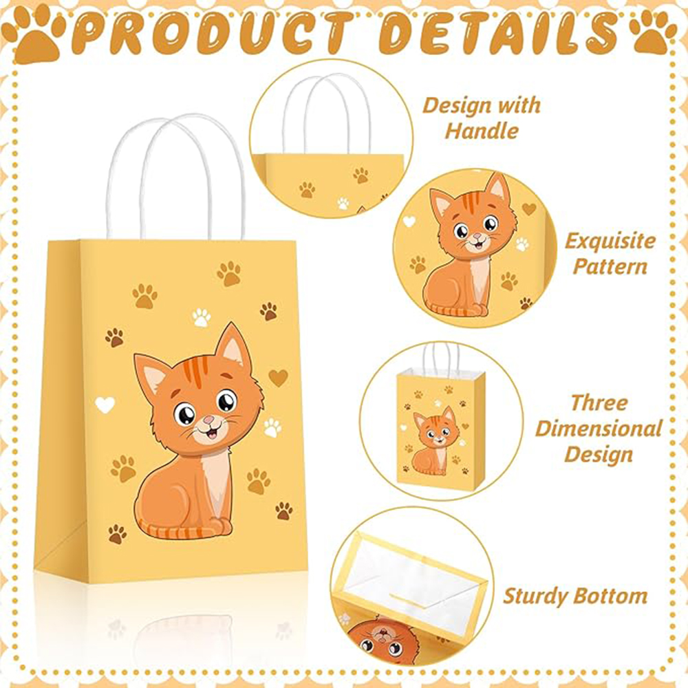 6-48Pcs Colorful Cartoon Cat P - Event Party Shop のレビューと価格