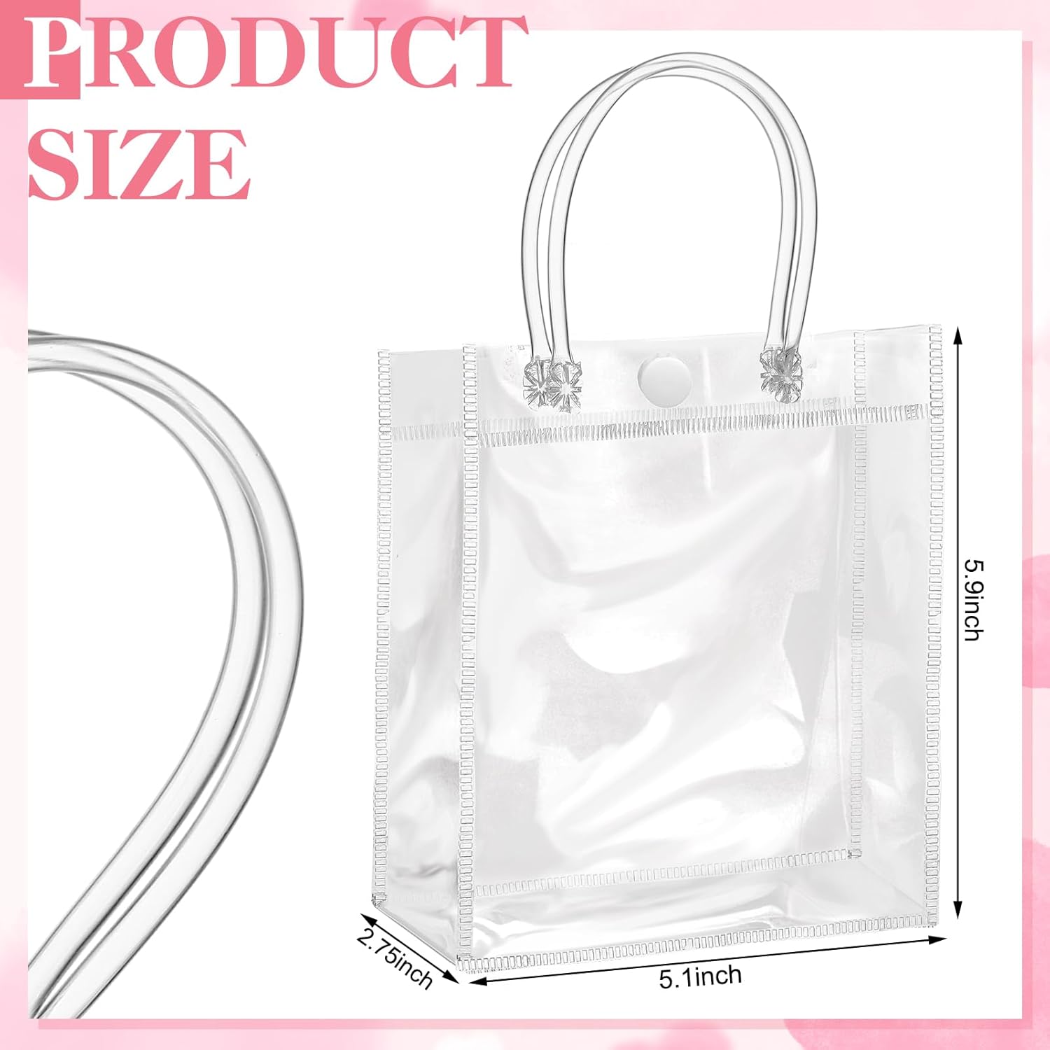 Clear Plastic Gift Bags with H - Party Favor Bag のレビューと価格