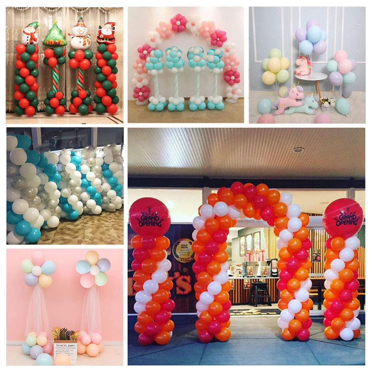 2Sets Balloon Column Stand Kit - Balloon Arch Kit のレビューと価格