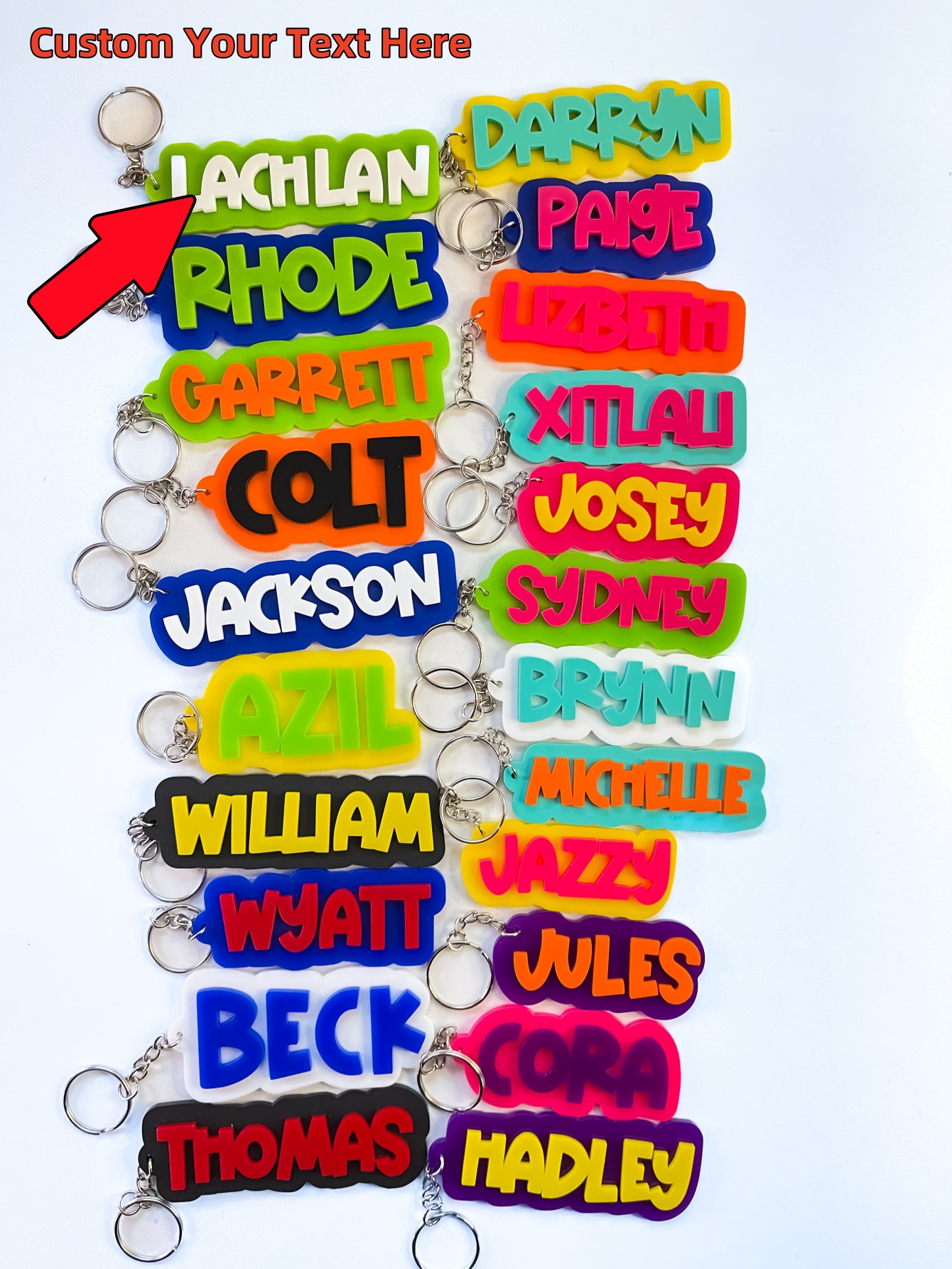 Customized Keyring with Name o - Event Suppliers のレビューと価格