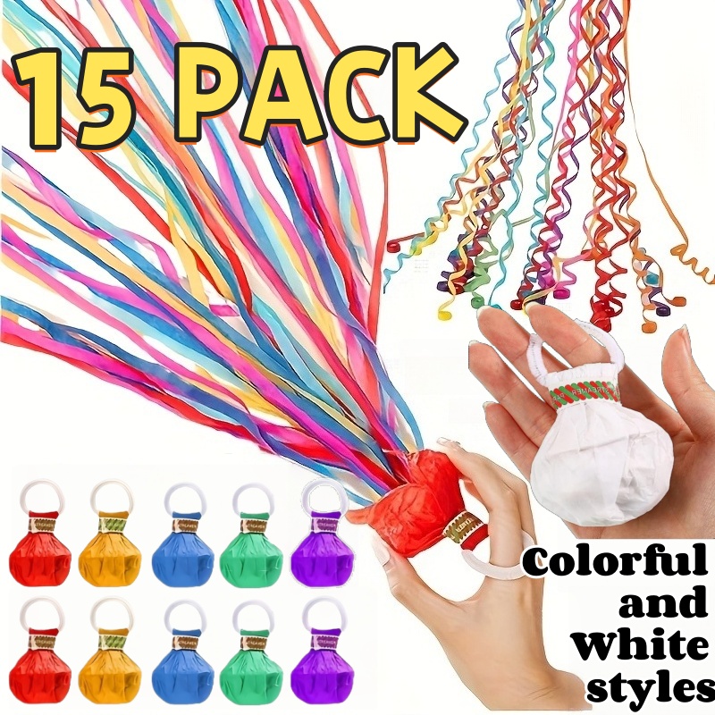 2/15pcs Hand-Thrown Confetti E - Confetti Cannon Tube のレビューと価格