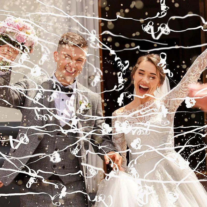 2/15pcs Hand-Thrown Confetti E - Confetti Cannon Tube のレビューと価格