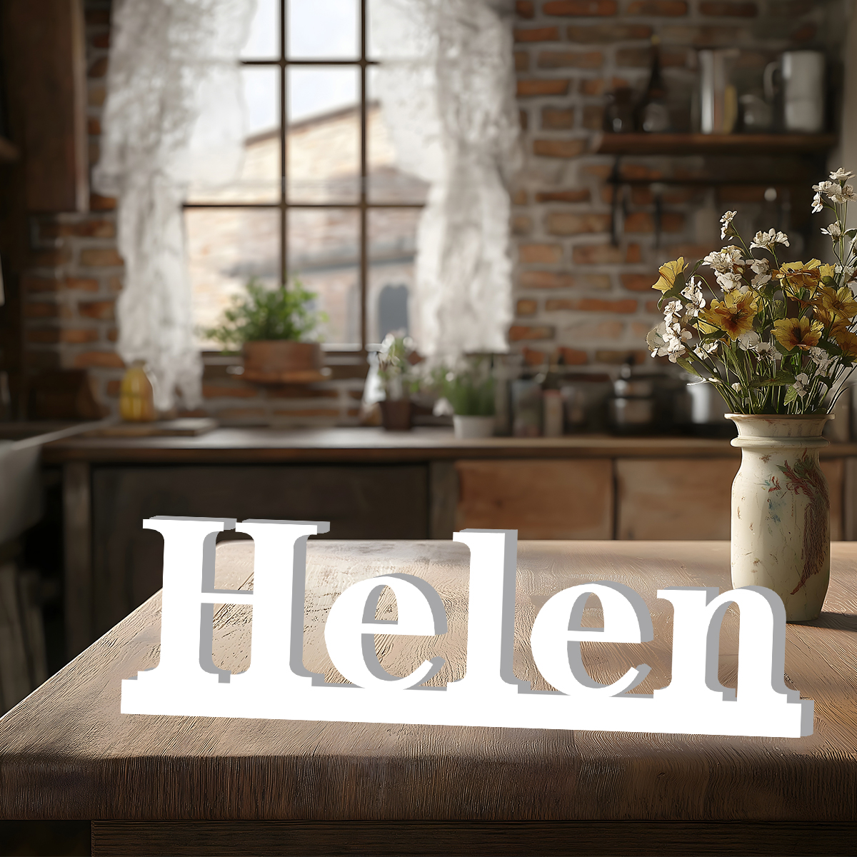 1pc Custom Text Sign,Name Deco - Event & Party Supply Photos のレビューと価格