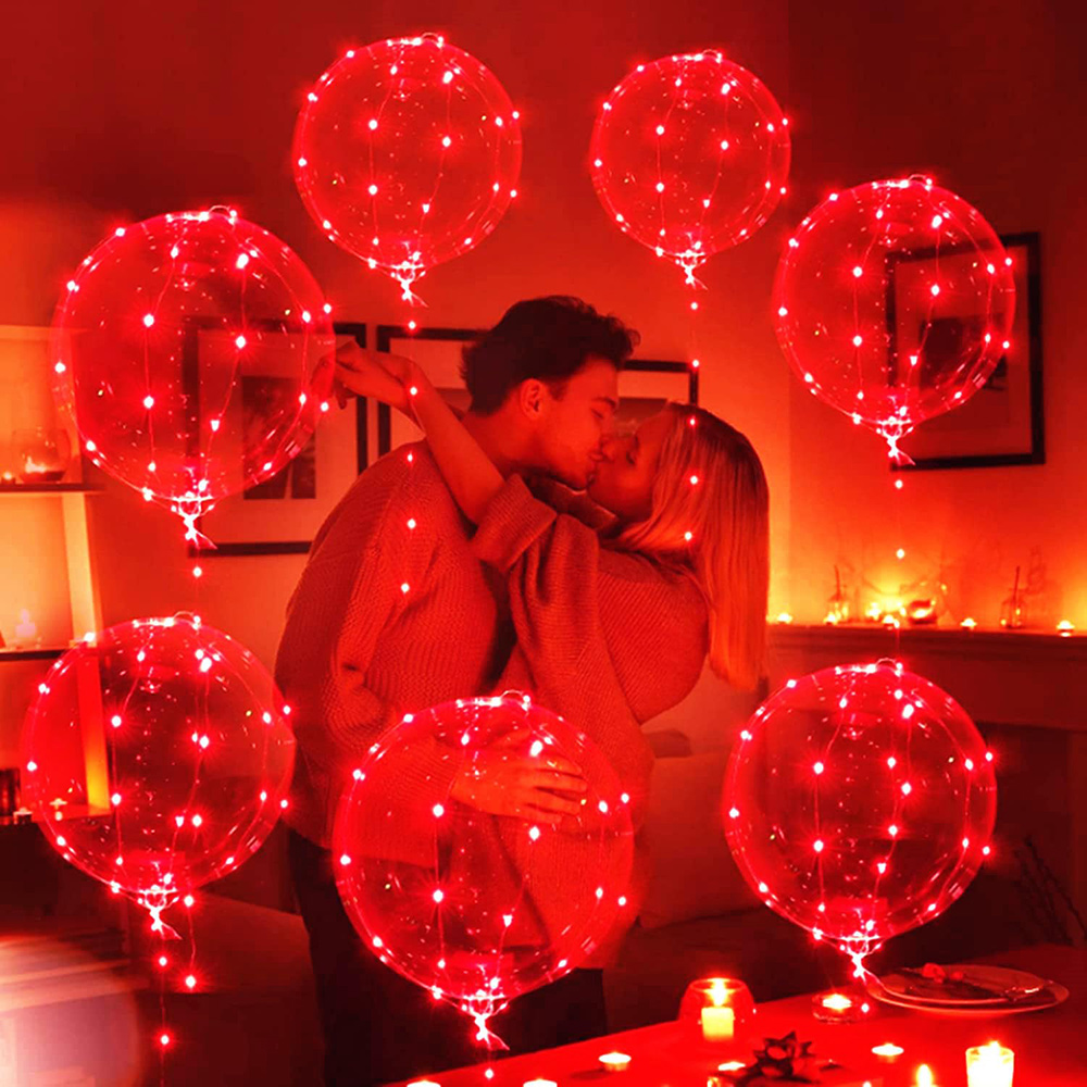 3 set Red Light Up Led Clear B - Led Balloon Light のレビューと価格