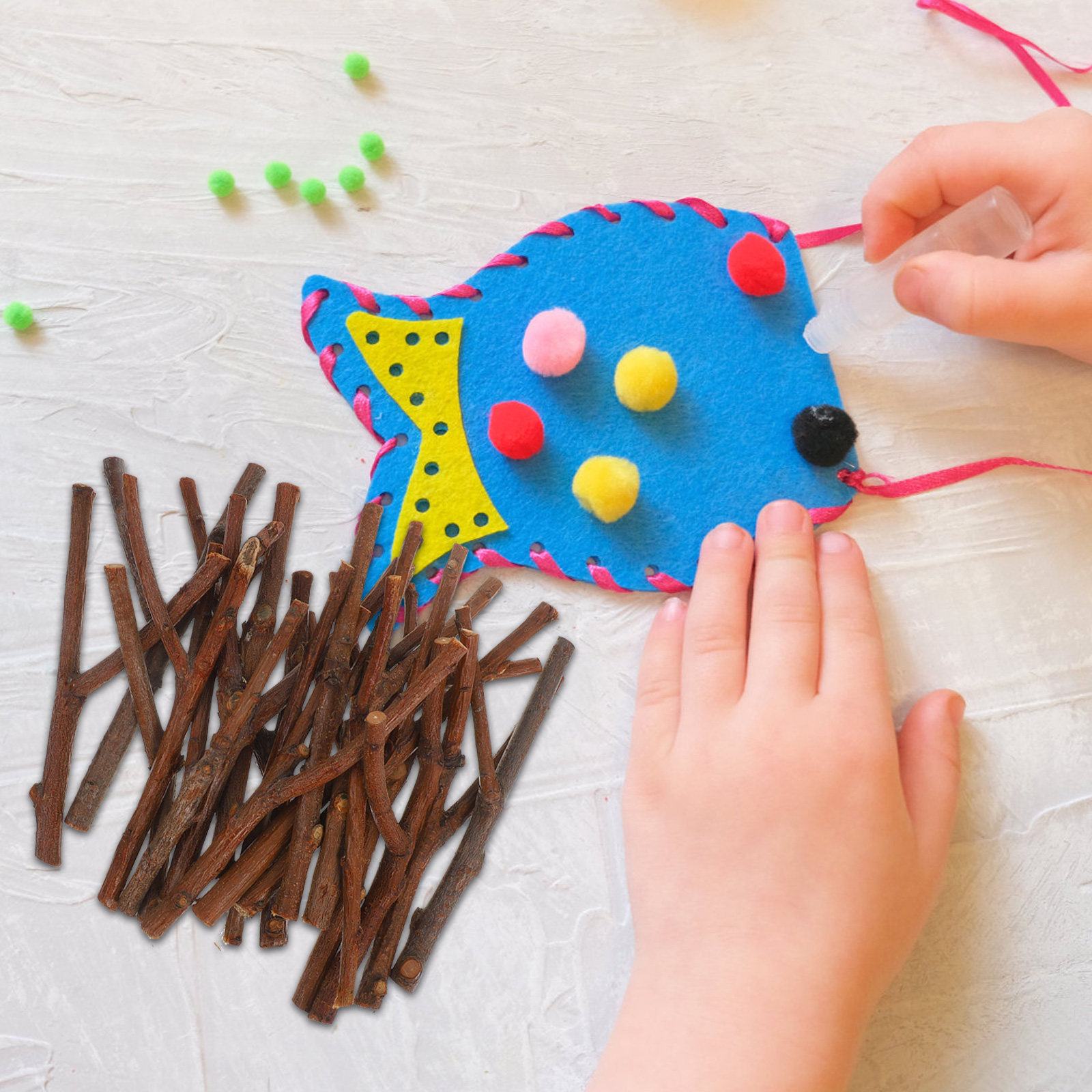 20Pcs Y Shaped Wooden Craft St - Centerpiece Stick のレビューと価格