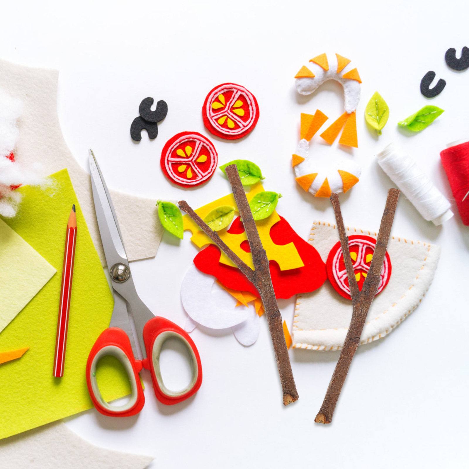 20Pcs Y Shaped Wooden Craft St - Centerpiece Stick のレビューと価格