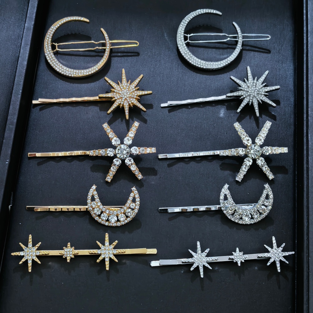 3/4 pcs set Crystal Star Hairp - Event Suppliers のレビューと価格