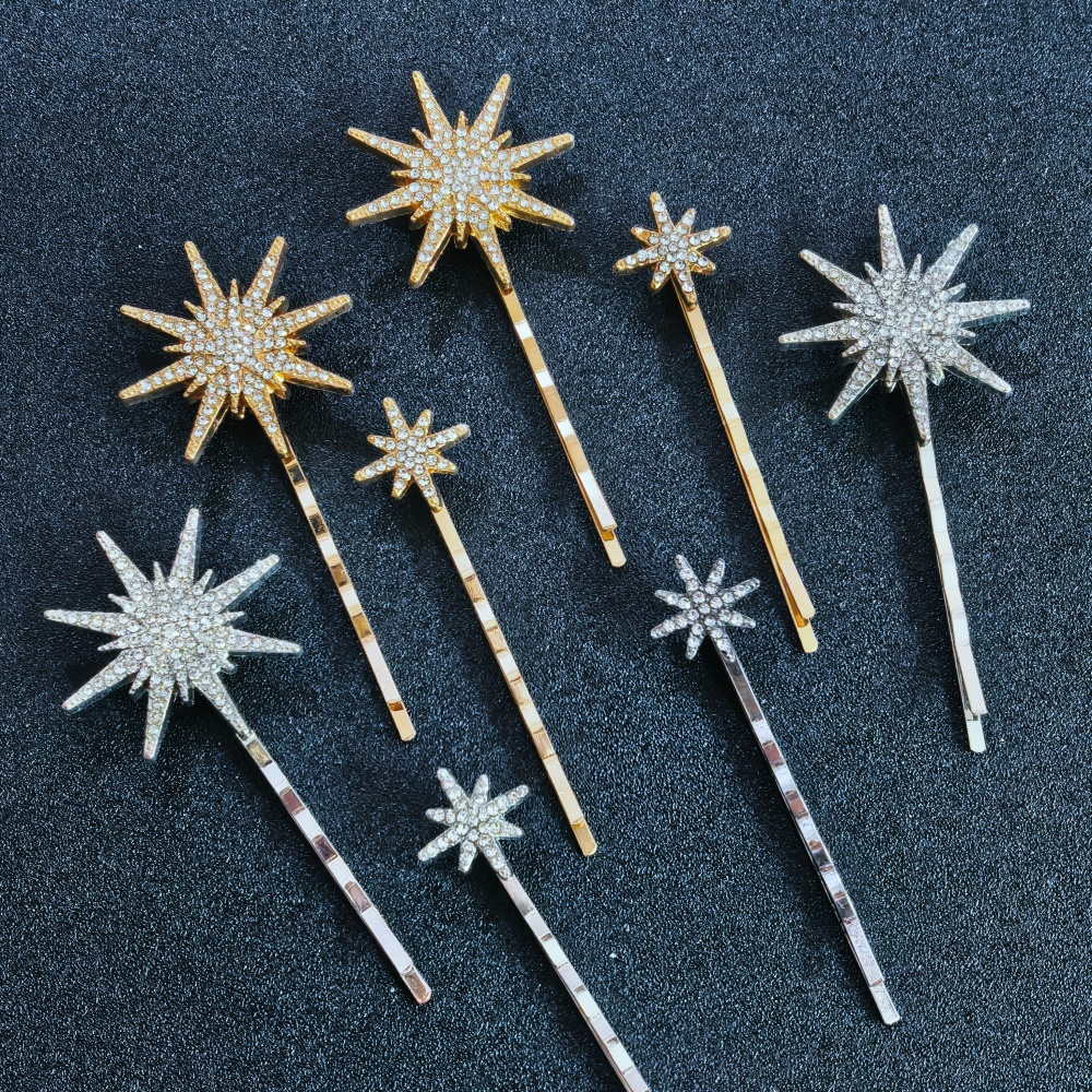 3/4 pcs set Crystal Star Hairp - Event Suppliers のレビューと価格