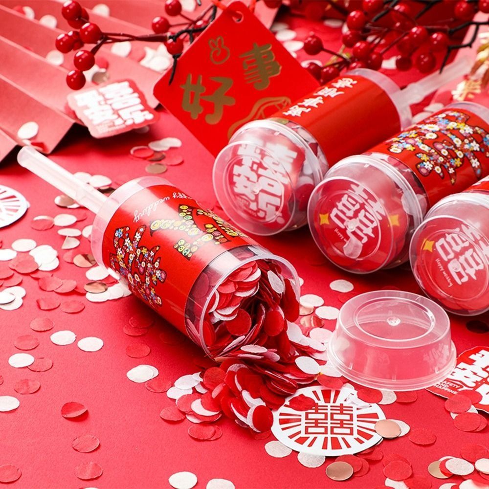 Handheld Bridal Shower Colorfu - Confetti Cannon Tube のレビューと価格