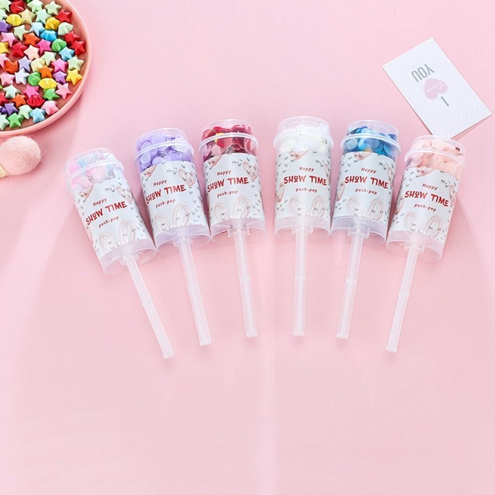 Handheld Bridal Shower Colorfu - Confetti Cannon Tube のレビューと価格