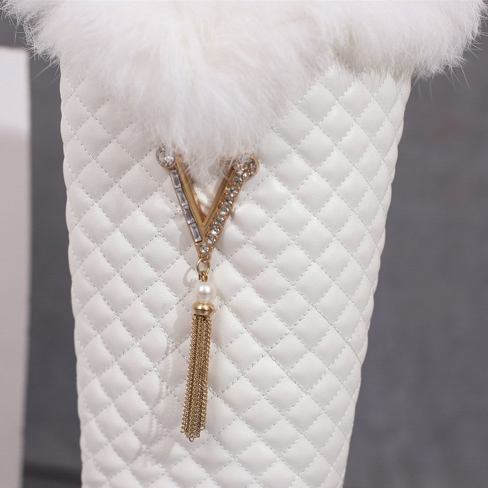 Winter Women Fur Knee High Boo - Eve Party のレビューと価格