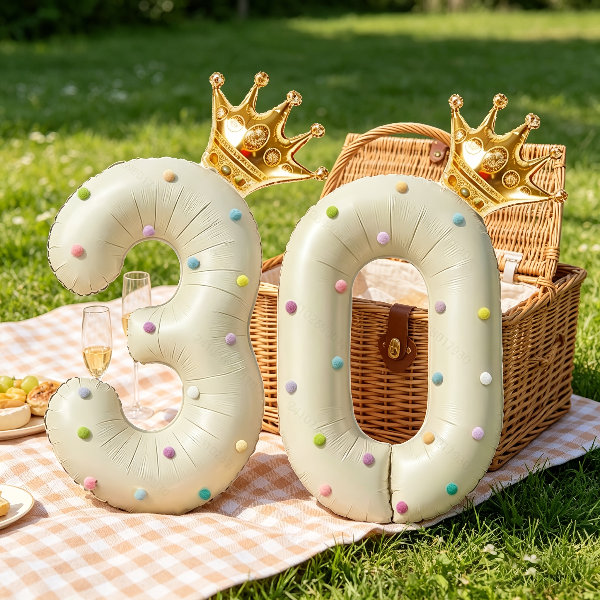 Large 40inch Cream-Colored Num - Party Event Supply Store のレビューと価格