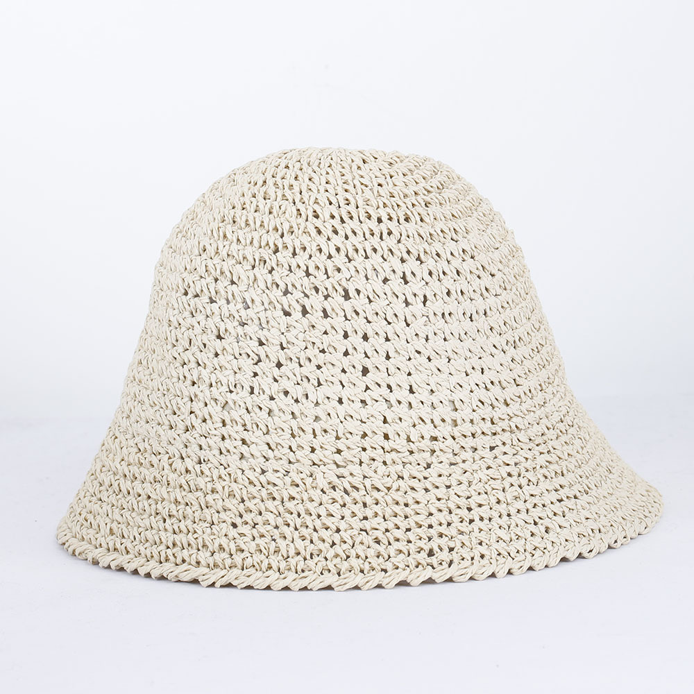Womens Straw Sun Hat Woven Buc - Paper Straw Color のレビューと価格