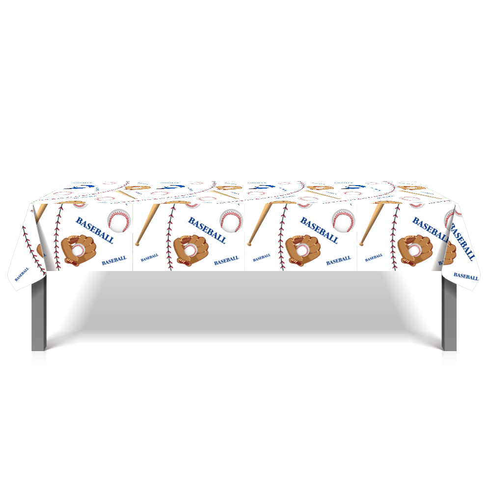 130x220cm Baseball Sports Disp - Table Cloth Disposable のレビューと価格