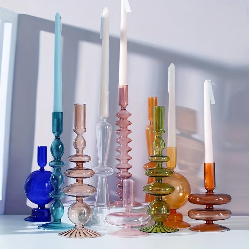 Nordic Glass Candle Holder & V - Centerpiece Stick のレビューと価格