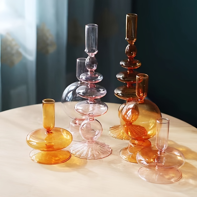 Nordic Glass Candle Holder & V - Centerpiece Stick のレビューと価格