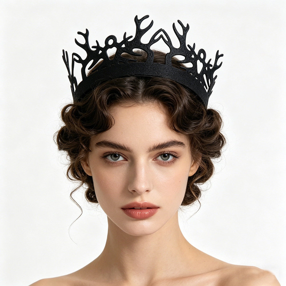 1pc Fashion Black Gothic Antle - Event & Party Supply Photos のレビューと価格