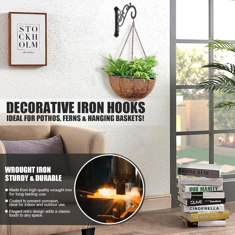 1PC Wall Mounted Bracket Iron  - Flower Wall Panel のレビューと価格