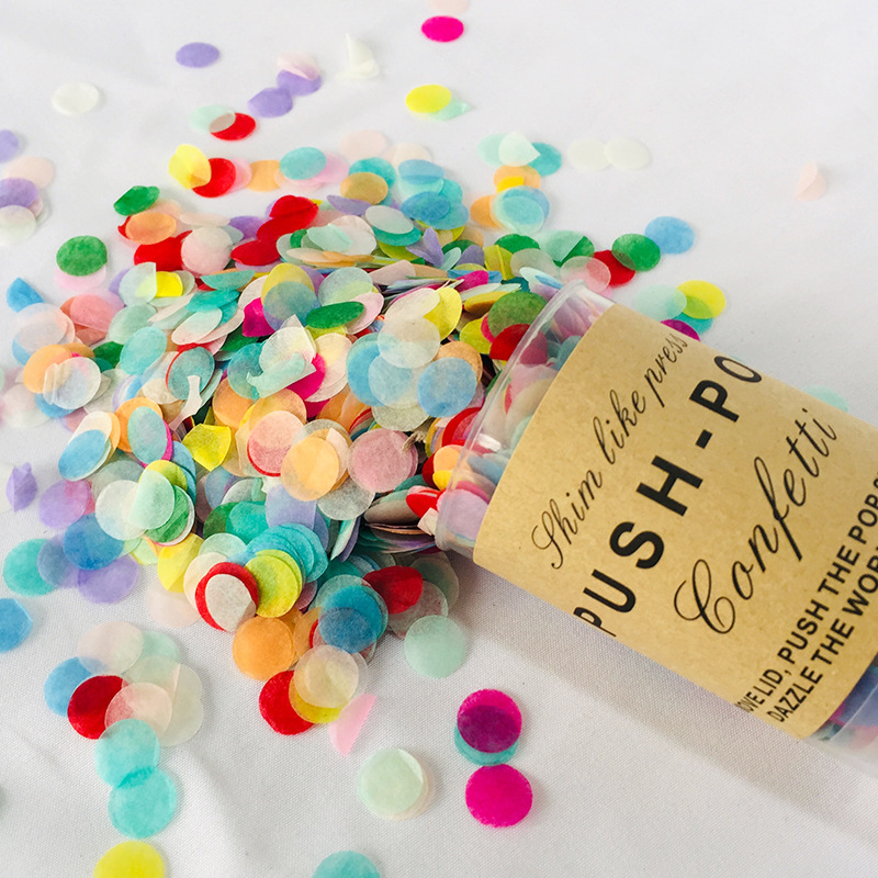 2pcs Multicolor Paper Scrap Fo - Confetti Cannon Tube のレビューと価格
