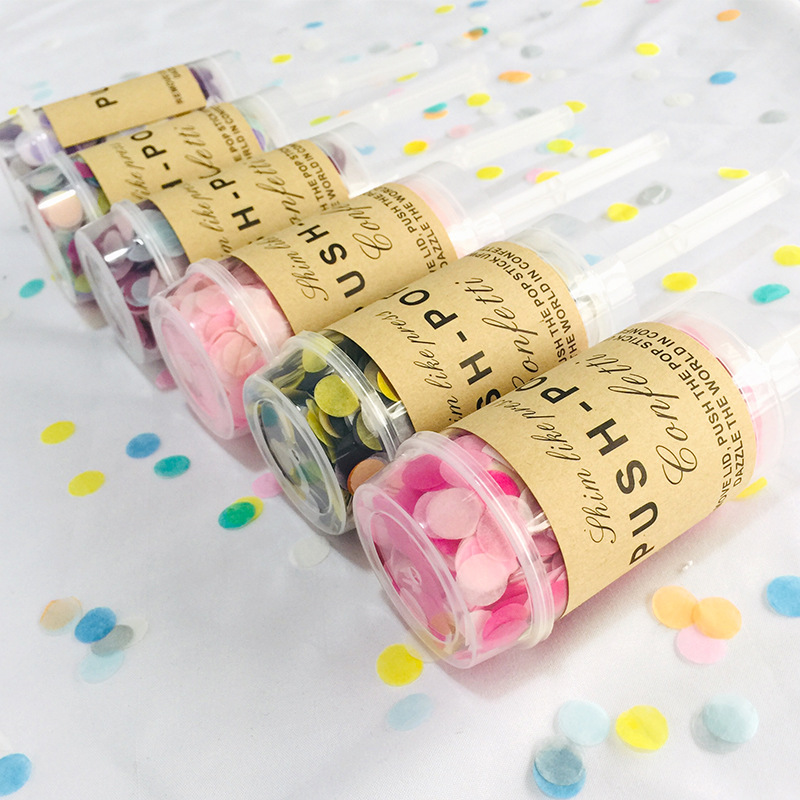 2pcs Multicolor Paper Scrap Fo - Confetti Cannon Tube のレビューと価格