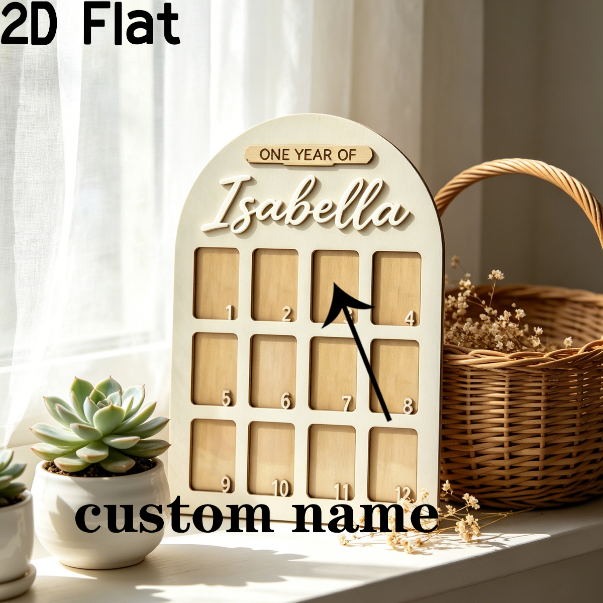 1Pc Custom Photo Record Board  - Event Party のレビューと価格