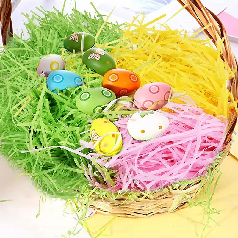100g raffi Colorful Shredded C - Paper Straw Color のレビューと価格