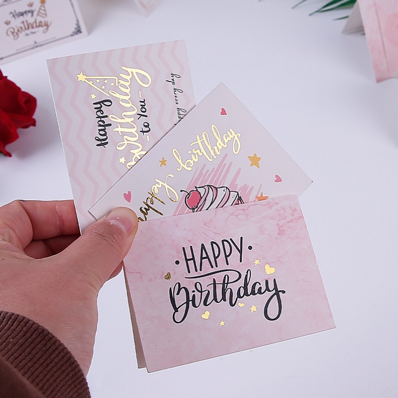 100pcs Golden stamping Happy b - Party Event Supplier のレビューと価格