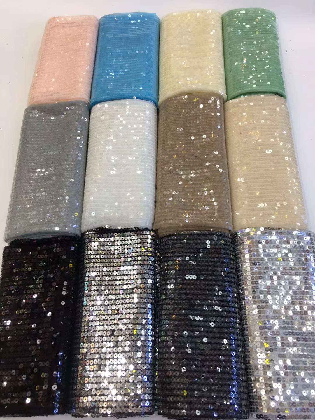 African Sequins Tulle Lace Fab - Glitter Tablecloth のレビューと価格