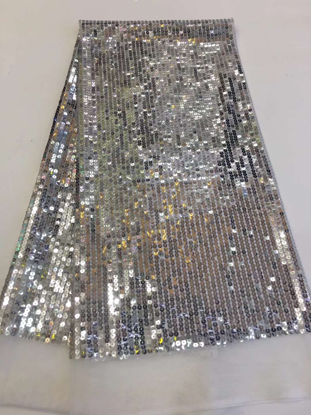 African Sequins Tulle Lace Fab - Glitter Tablecloth のレビューと価格