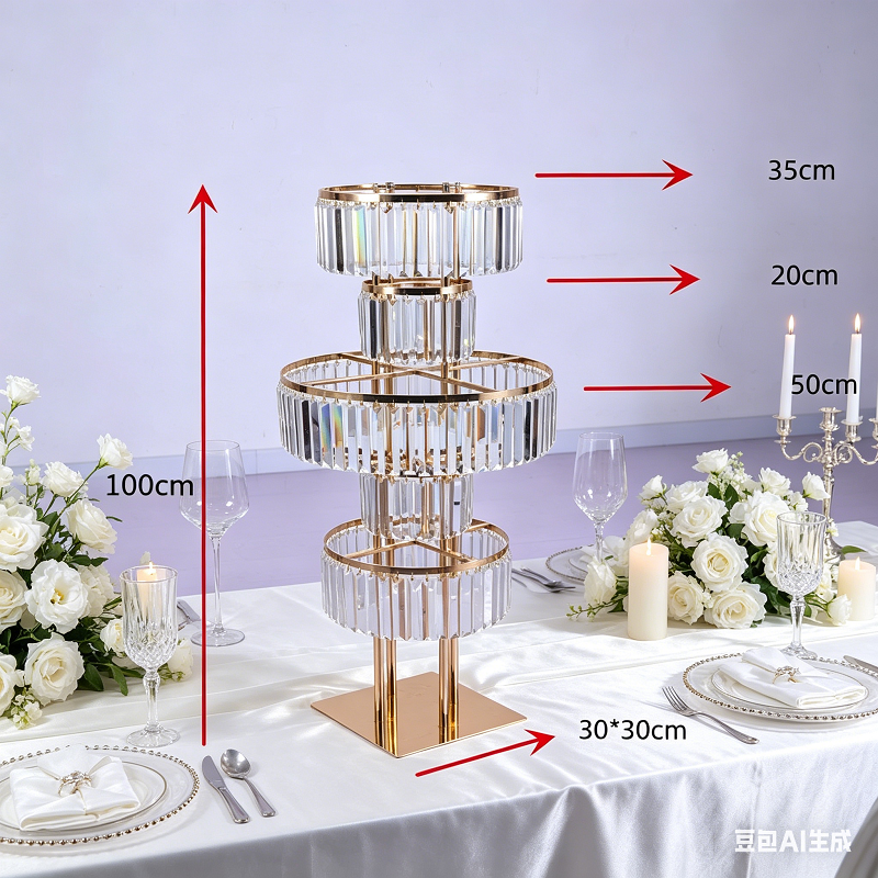 4 PCS Flower Rack Crystal Road - Party Event Supply Store のレビューと価格