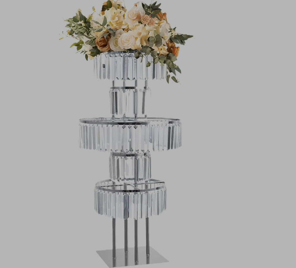 4 PCS Flower Rack Crystal Road - Party Event Supply Store のレビューと価格