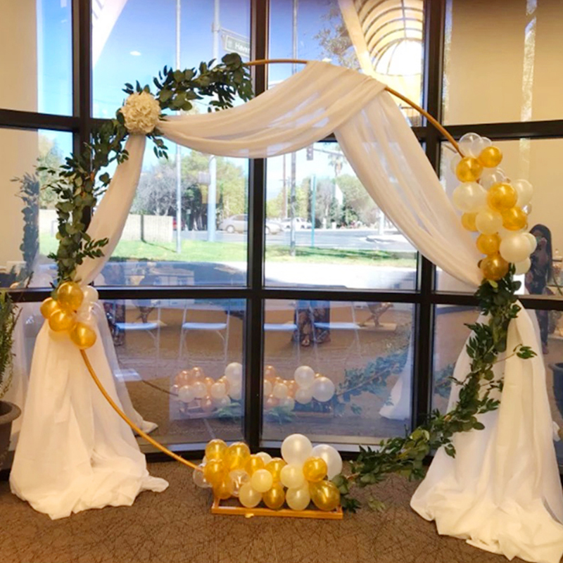Wedding Arch Stand Round Metal - Balloon Arch Kit のレビューと価格