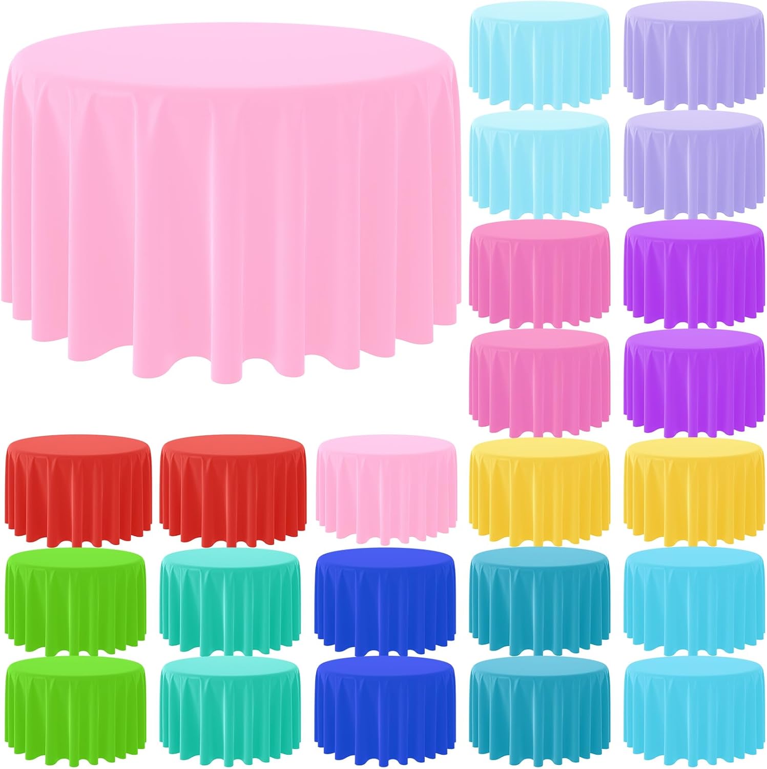 Disposable Round Solid Color T - Table Cloth Disposable のレビューと価格