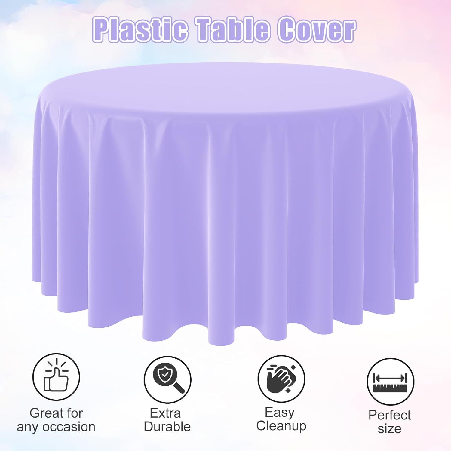 Disposable Round Solid Color T - Table Cloth Disposable のレビューと価格