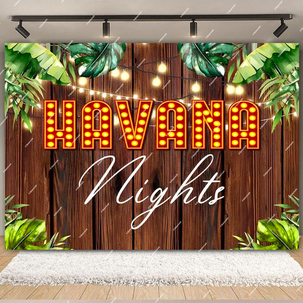 Havana Nights Backdrop Birthda - Dessert Table Backdrop のレビューと価格