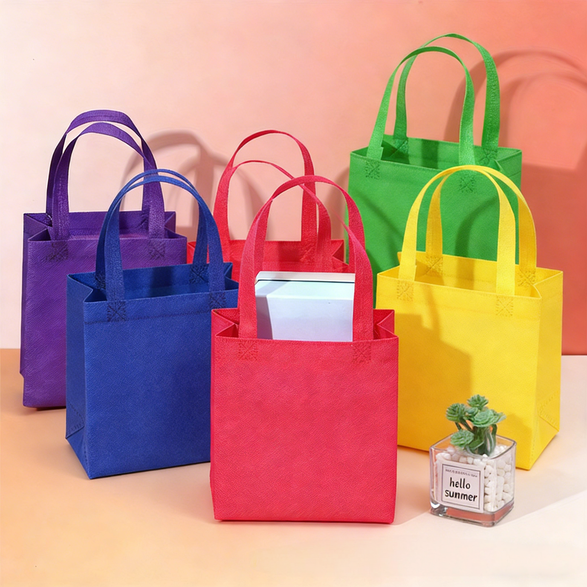 100PCS Reusable Non-woven Shop - Event Party Shop のレビューと価格