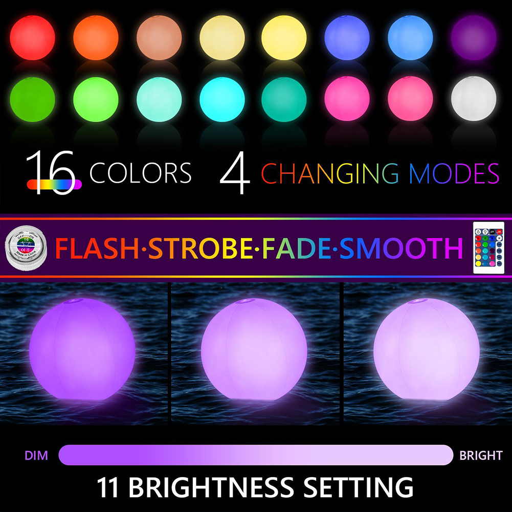 1-5PCS Floating Pool Lights wi - Led Balloon Light のレビューと価格