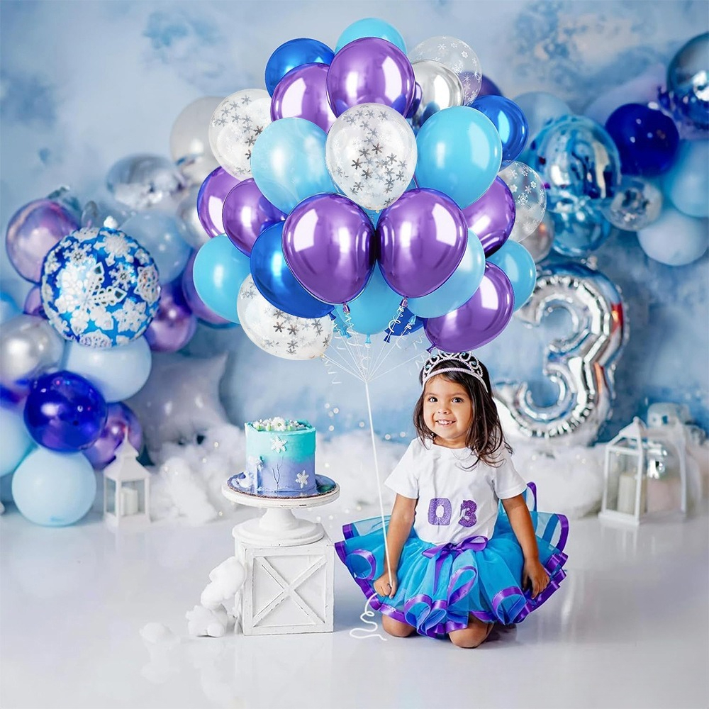 Winter Wonderland Snowflake Ba - Balloon Arch Kit のレビューと価格