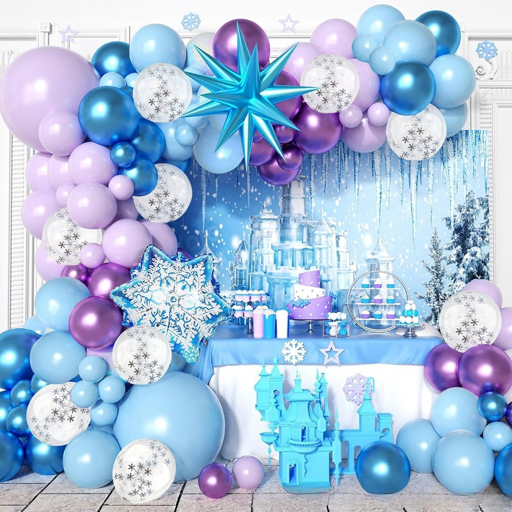 Winter Wonderland Snowflake Ba - Balloon Arch Kit のレビューと価格